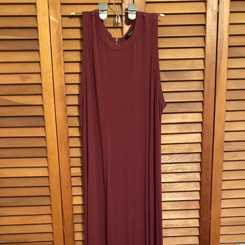 Wine red maxi